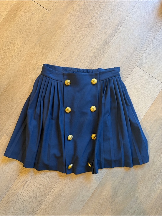 Hutch Dresses & Skirts - Hutch Navy Circle Skirt with Gold Buttons